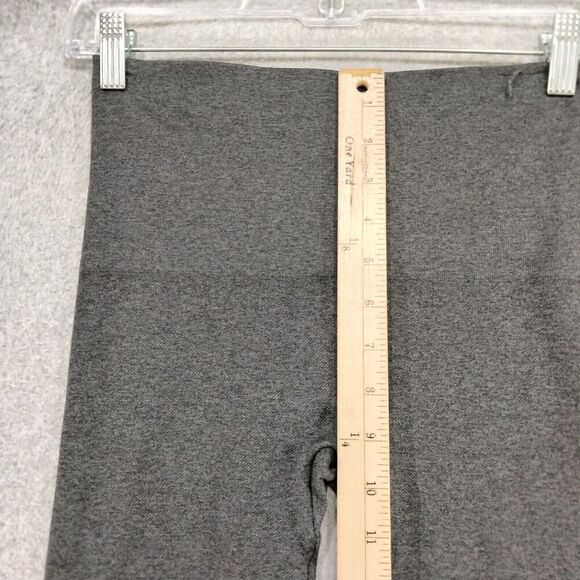 Spanx Ankle Leggings Wmns M Compression Gray High Rise Wide Band Yoga Running - Picture 5 of 13